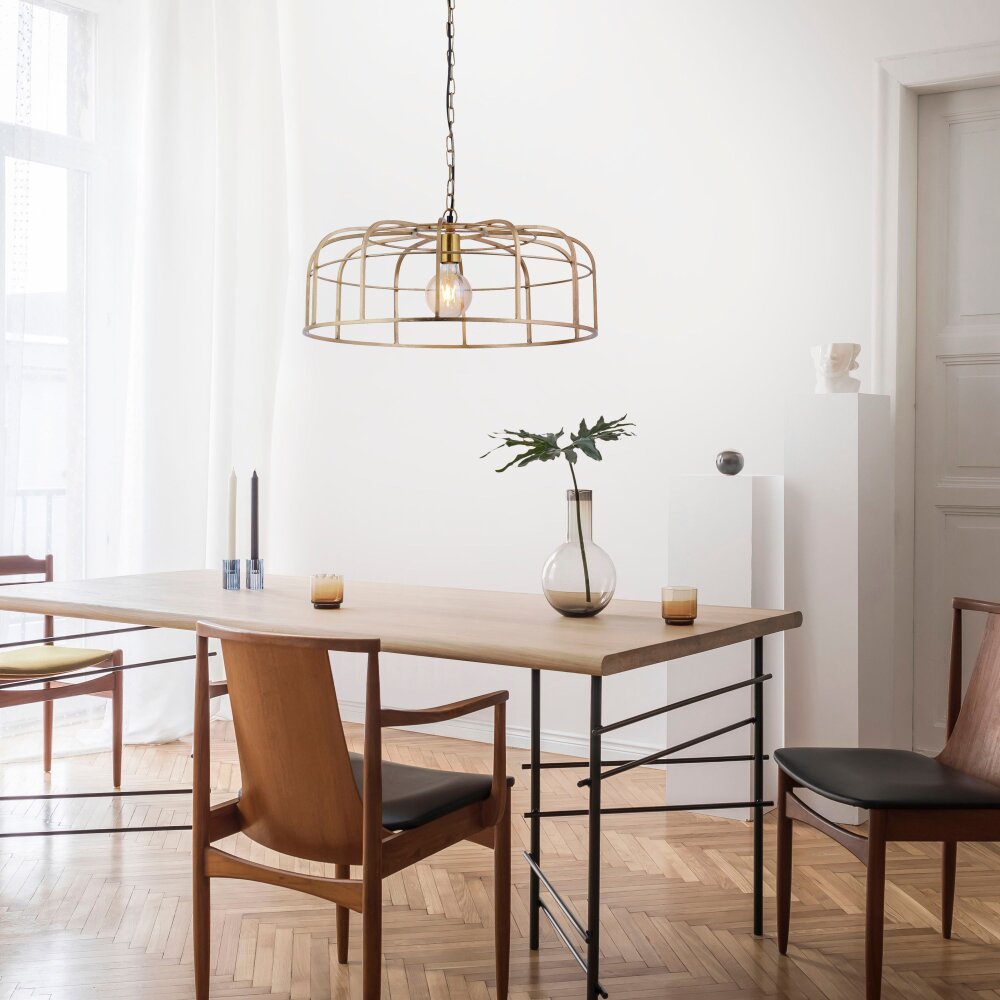 Leuchten-Direkt AMIR Lámpara Colgante Latón, 1 luz main product photo