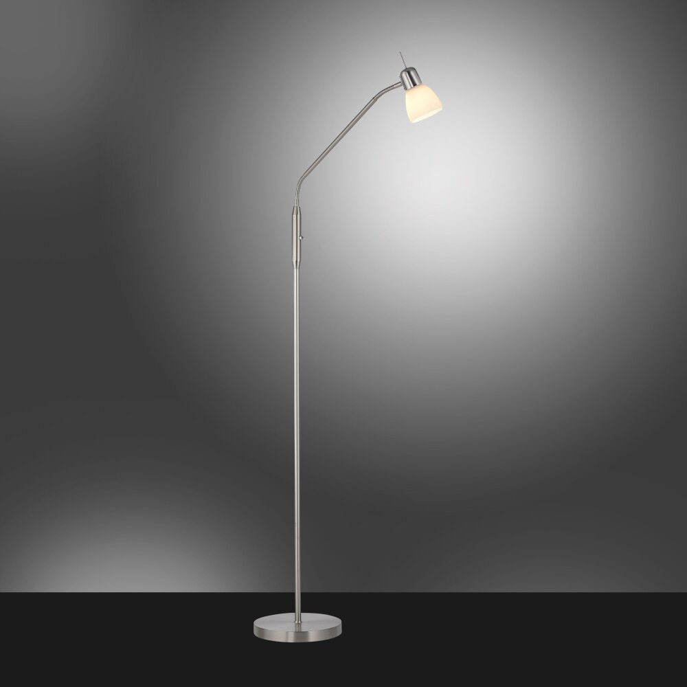 Leuchten-Direkt KARO Lámpara de Pie Acero bruñido, 1 luz main product photo