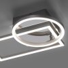 Leuchten-Direkt IVEN Lámpara de Techo LED Acero bruñido, 1 luz