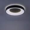 Leuchten-Direkt LOLAsmart-ANIKA Lámpara de Techo LED Antracita, 1 luz, Mando a distancia, Cambia de color