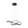 Leuchten-Direkt MARIA Lámpara Colgante LED Negro, 1 luz