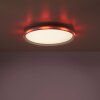 Leuchten-Direkt GALACTICA Lámpara de Techo LED Blanca, 1 luz, Mando a distancia, Cambia de color