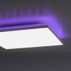 Leuchten-Direkt GUSTAV Lámpara de Techo LED Blanca, 1 luz, Mando a distancia, Cambia de color