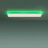 Leuchten-Direkt GUSTAV Lámpara de Techo LED Blanca, 1 luz, Mando a distancia, Cambia de color
