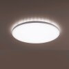Leuchten-Direkt GUSTAV Lámpara de Techo LED Blanca, 1 luz, Mando a distancia, Cambia de color