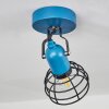 Builako Lámpara de Techo Azul, Negro, 1 luz