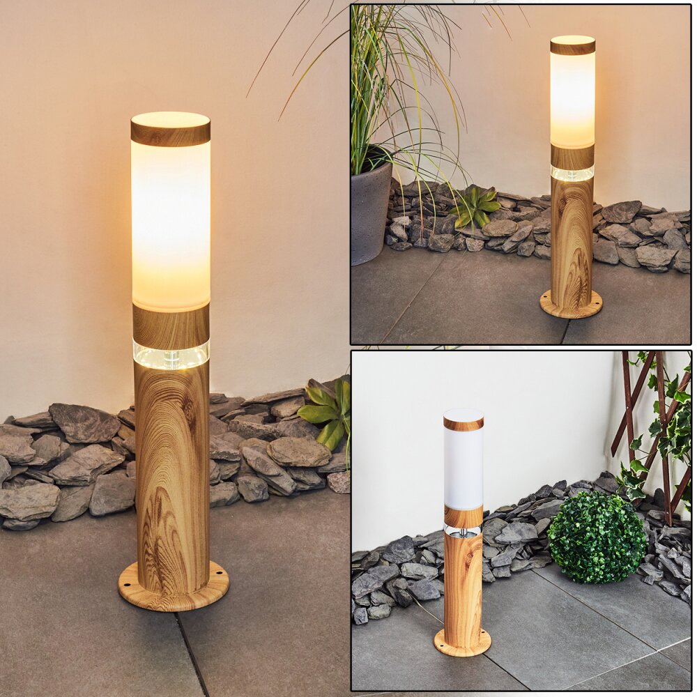 Tise Poste de Jardín Marrón, Color madera, 2 luces main product photo