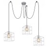 Globo MERRIL Lámpara Colgante Galvanizado, 3 luces