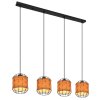Globo ELMAR Lámpara Colgante Negro, 4 luces