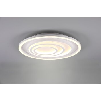 Trio-Leuchten Kagawa Lámpara de Techo LED Blanca, 1 luz, Mando a distancia