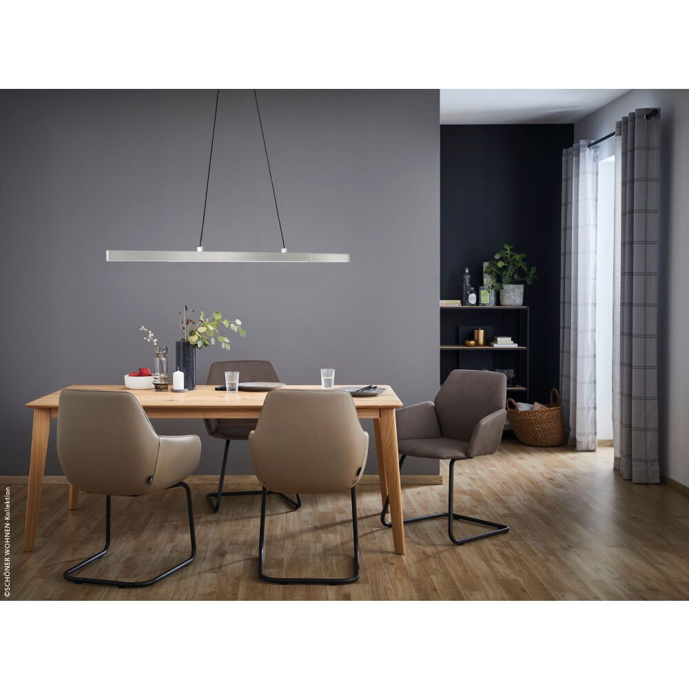 SCHÖNER-WOHNEN-Kollektion Stripe Lámpara Colgante LED Aluminio, 1 luz main product photo