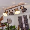 Orny Lámpara de Techo Marrón, 4 luces