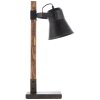 Brilliant-Leuchten Decca Lámpara de mesa Madera oscura, Negro, 1 luz