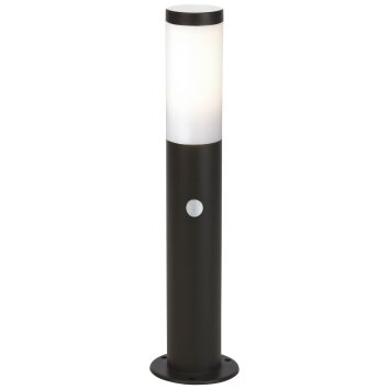 Brilliant-Leuchten Dody Lámpara de pie para exterior Negro, 1 luz, Sensor de movimiento