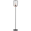 Brilliant-Leuchten Tosh Lámpara de Pie Crudo, Negro, 1 luz