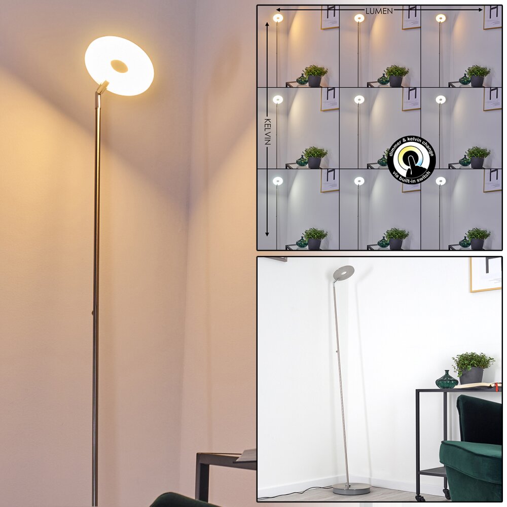 Umag Lámpara de Pie LED Acero inoxidable, 1 luz main product photo