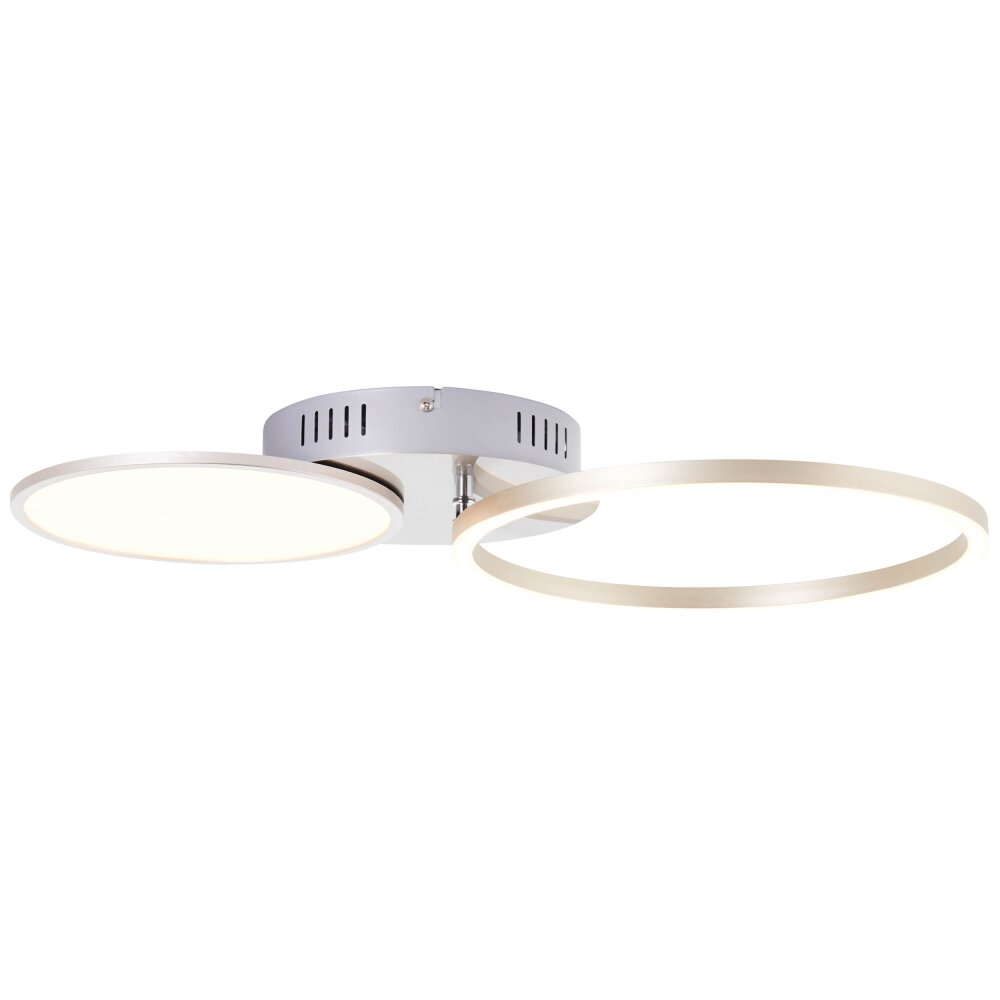 Brilliant-Leuchten Virtus Lámpara de Techo LED Plata, 1 luz main product photo