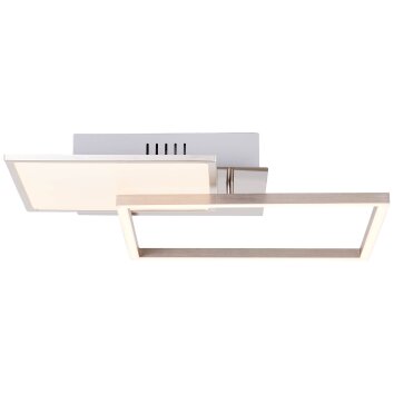 Brilliant-Leuchten Zelia Lámpara de Techo LED Plata, 1 luz