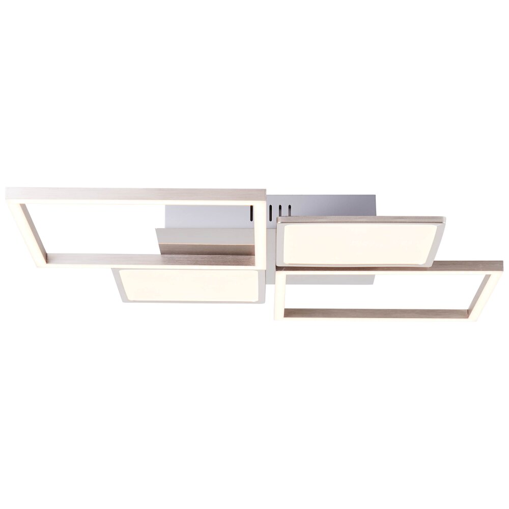 Brilliant-Leuchten Zelia Lámpara de Techo LED Plata, 1 luz main product photo