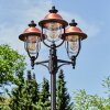 Gascon Poste de Jardín Negro, 3 luces