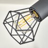Baripada Lámpara de Techo Antracita, Cromo, 6 luces