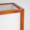 Blandin Lámpara de Pie Madera oscura, 2 luces