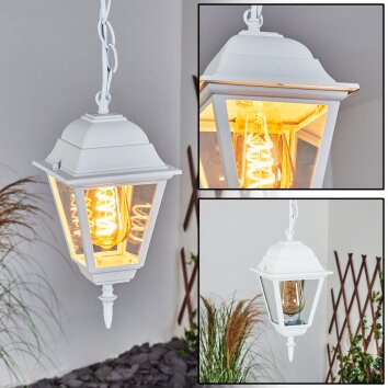 Naofe luminaria colgante para exteriores Blanca, 1 luz