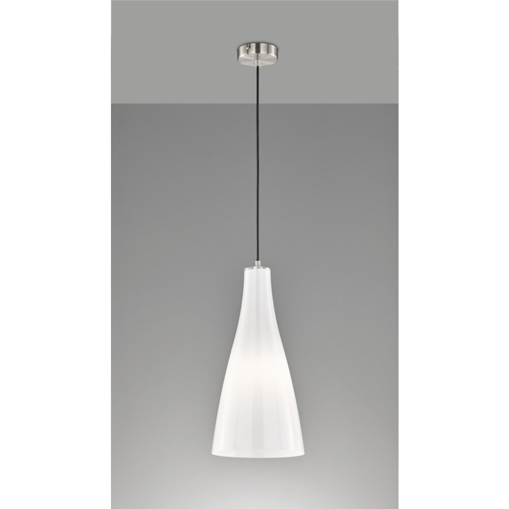 Fischer-Honsel Zeal Lámpara Colgante Níquel-mate, 1 luz main product photo