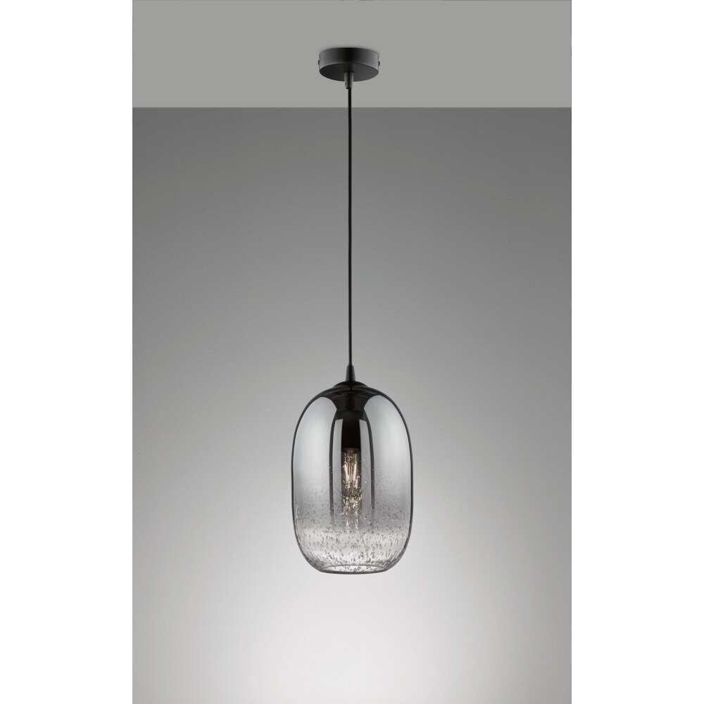Fischer-Honsel Trace Lámpara Colgante Negro, 1 luz main product photo