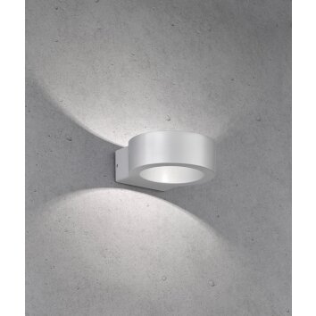 Fischer-Honsel Torres Aplique para exterior LED Plata, 1 luz