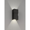 Fischer-Honsel Oslo Aplique para exterior LED Negro, 2 luces