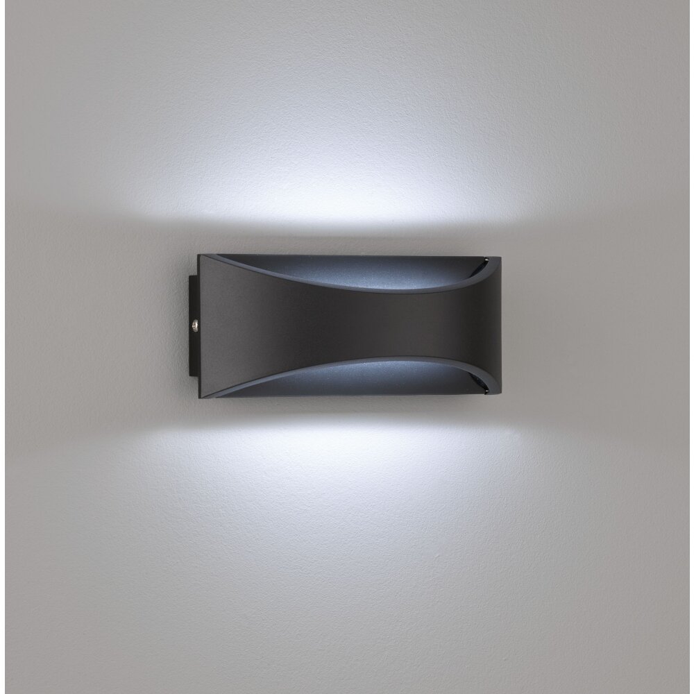Fischer-Honsel Rio Aplique para exterior LED Negro, 1 luz main product photo