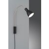 Fischer-Honsel Lolland Aplique Negro, 1 luz