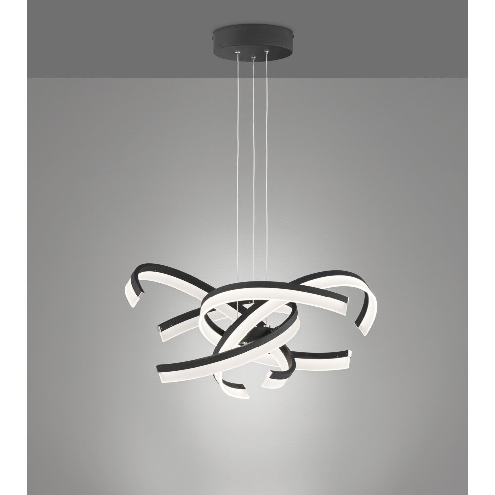 Fischer-Honsel Sund TW Lámpara Colgante LED Negro, 4 luces main product photo