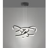 Fischer-Honsel Sund TW Lámpara Colgante LED Negro, 4 luces