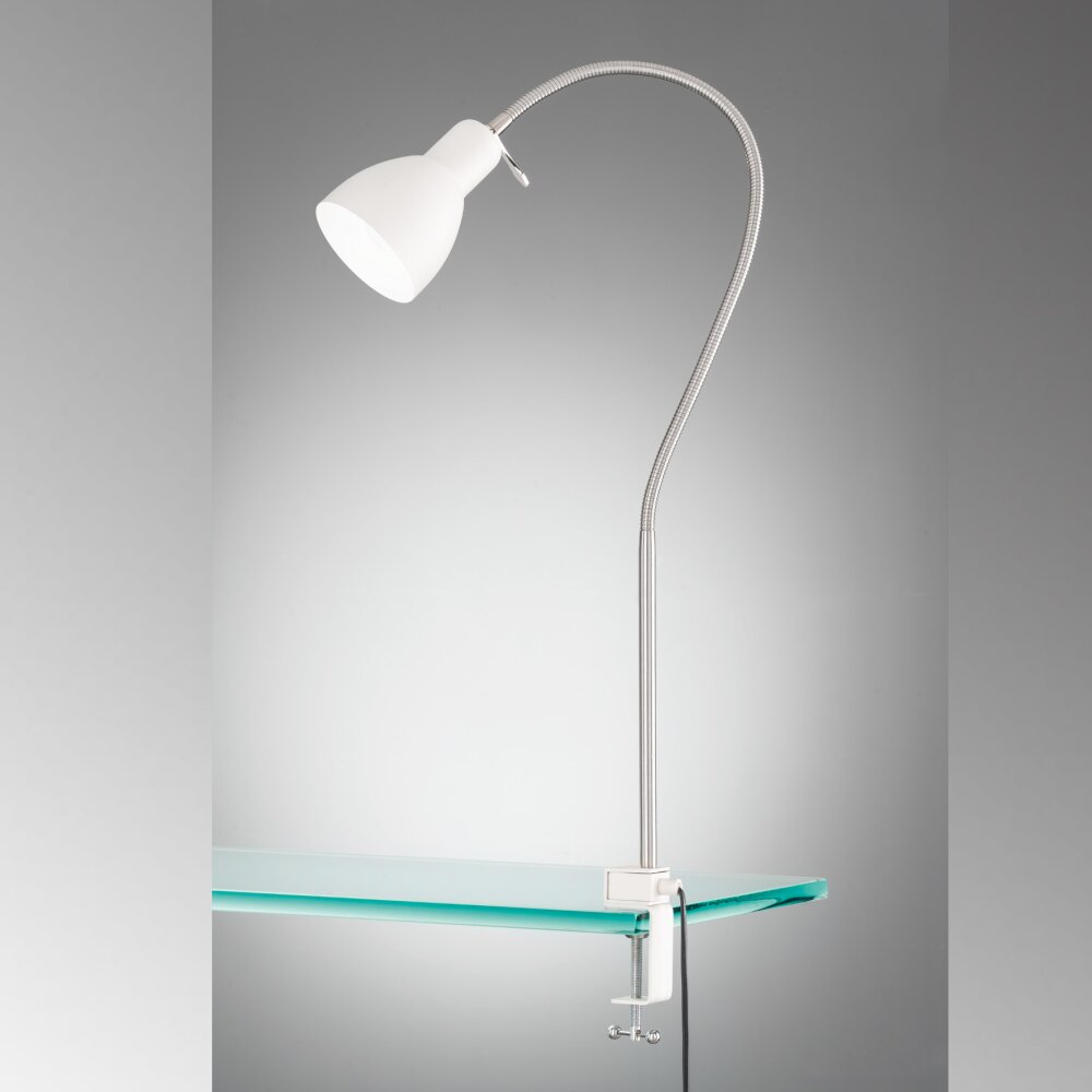 Fischer-Honsel Lolland Lámpara con pinza Colores crema, 1 luz main product photo