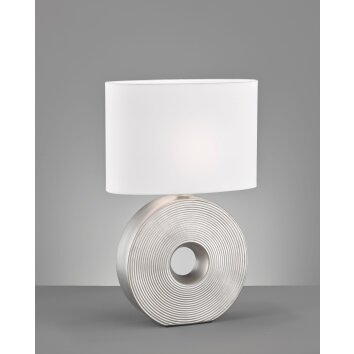 Fischer-Honsel Eye Lámpara de mesa Plata, 1 luz