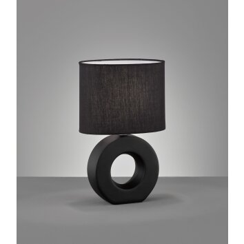 Fischer-Honsel Ponti Lámpara de mesa Negro, 1 luz