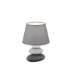 Fischer-Honsel Pibe Lámpara de mesa Gris, 1 luz