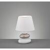 Fischer-Honsel Pibe Lámpara de mesa Blanca, 1 luz