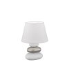 Fischer-Honsel Pibe Lámpara de mesa Blanca, 1 luz