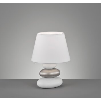 Fischer-Honsel Pibe Lámpara de mesa Blanca, 1 luz