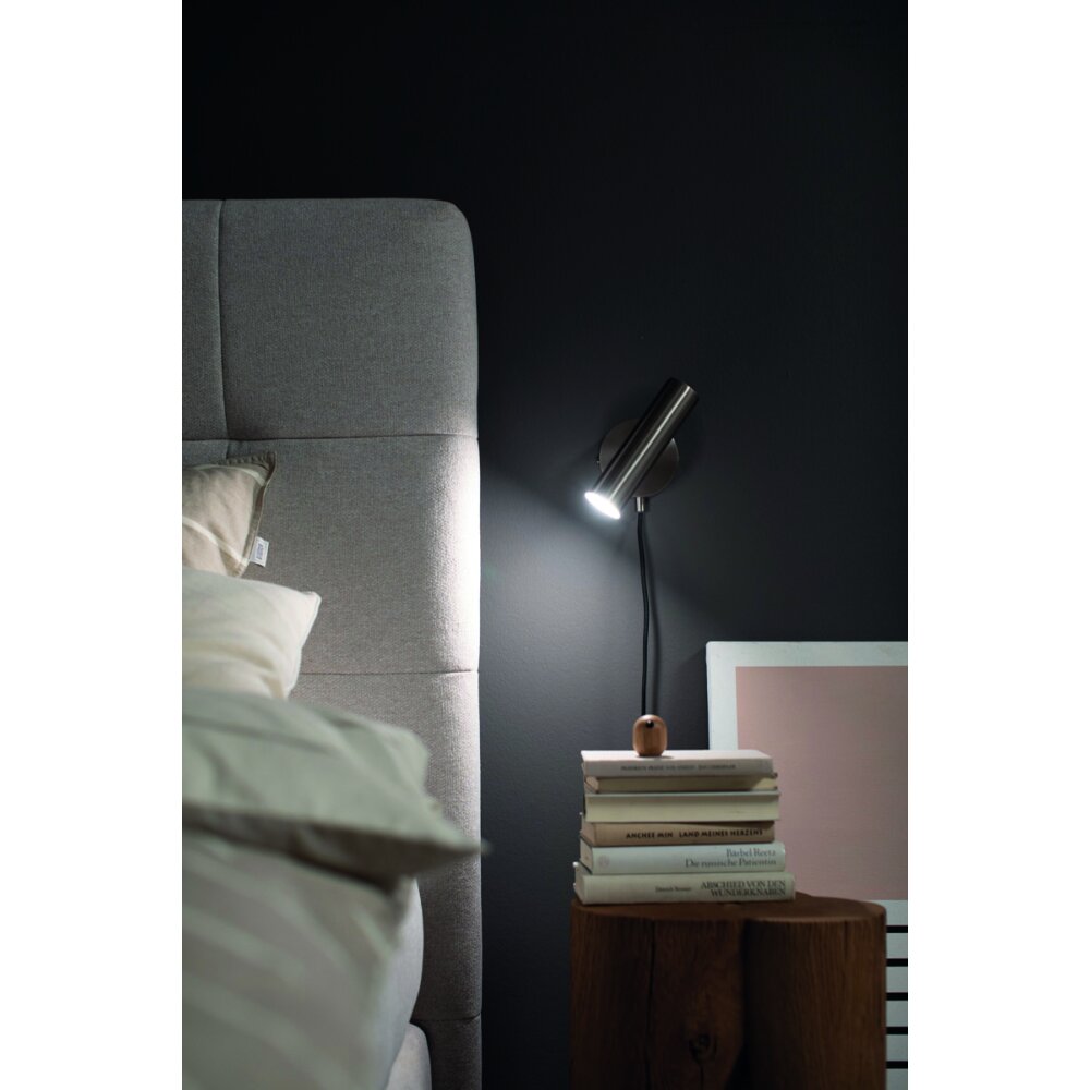 SCHÖNER-WOHNEN-Kollektion Stina Aplique LED Níquel-mate, 1 luz main product photo