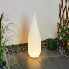 Bouilli Lámpara de pie para exterior LED Blanca, 1 luz, Mando a distancia, Cambia de color