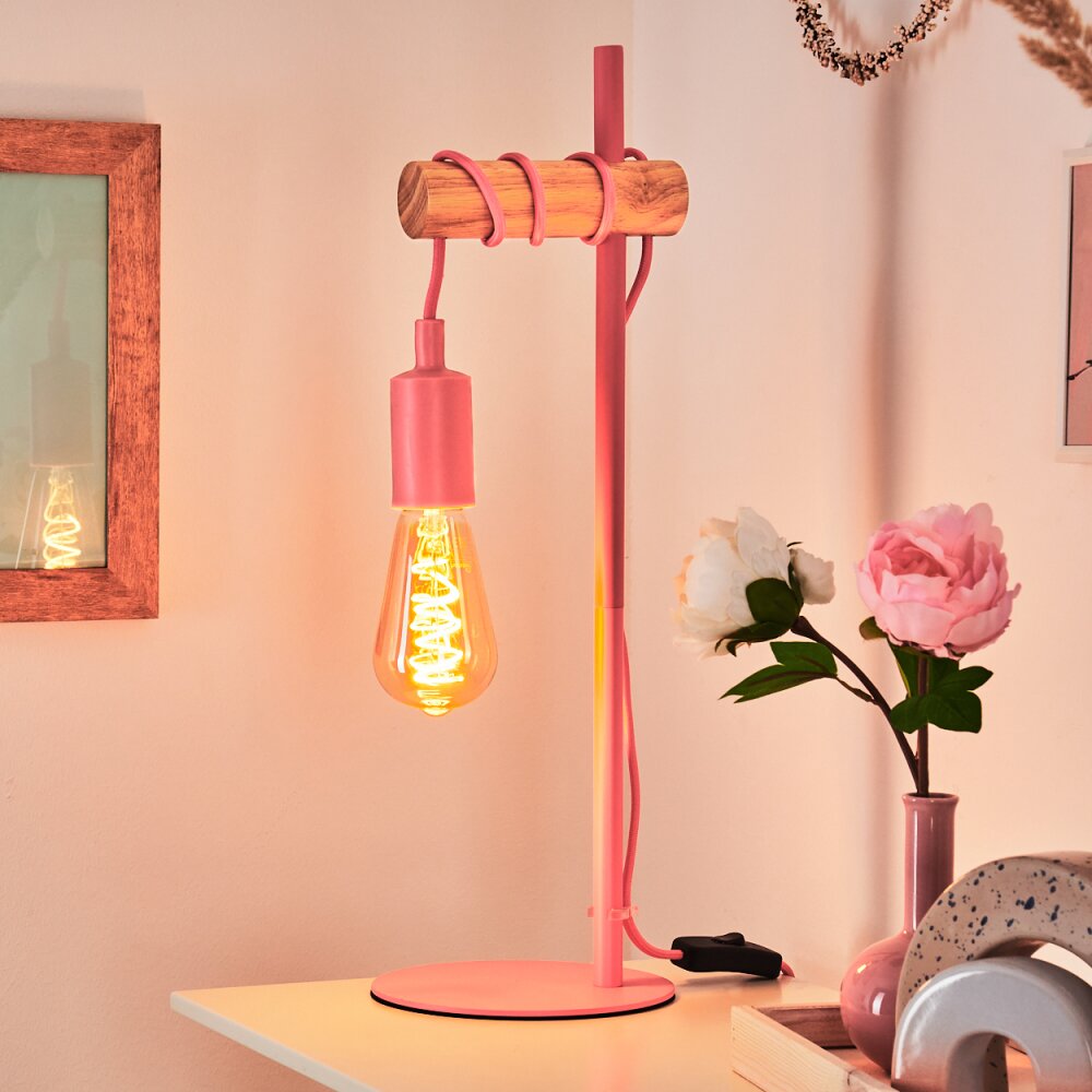 Picmy Lámpara de mesa Crudo, Rosa, 1 luz main product photo