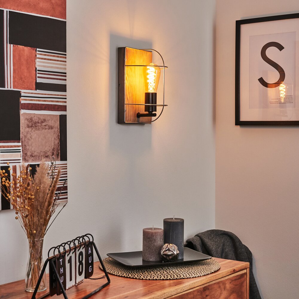Hodne Aplique Gris, Crudo, Negro, 1 luz main product photo