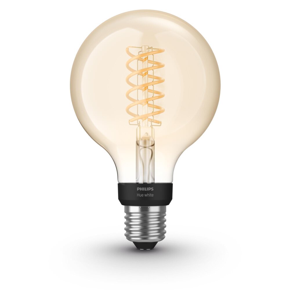 Philips Hue LED White Filament Globe E27 7 Watt 2100 Kelvin 600 Lumen main product photo