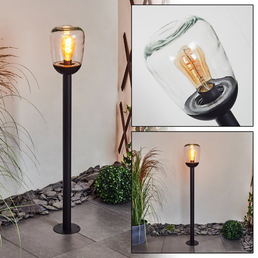 Ystheim Poste de Jardín Negro, 1 luz main product photo