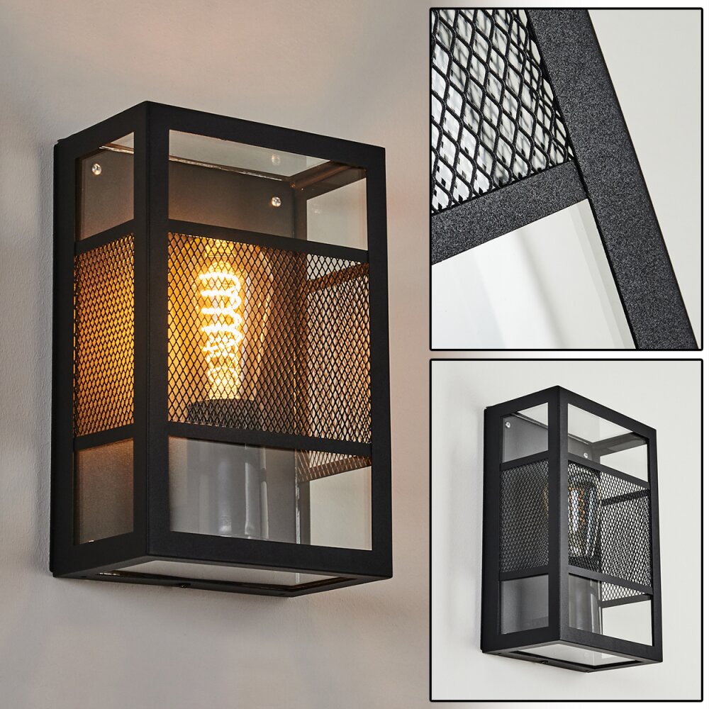 Nelgen Aplique para exterior Negro, 1 luz main product photo
