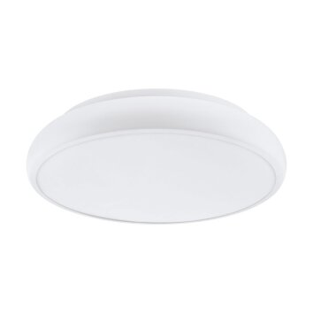 EGLO connect RIODEVA-C Lámpara de Techo LED Blanca, 1 luz, Cambia de color